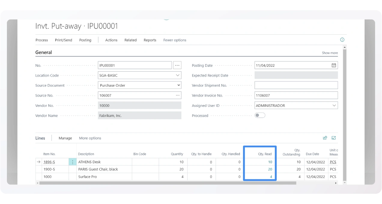 real-time inventory control